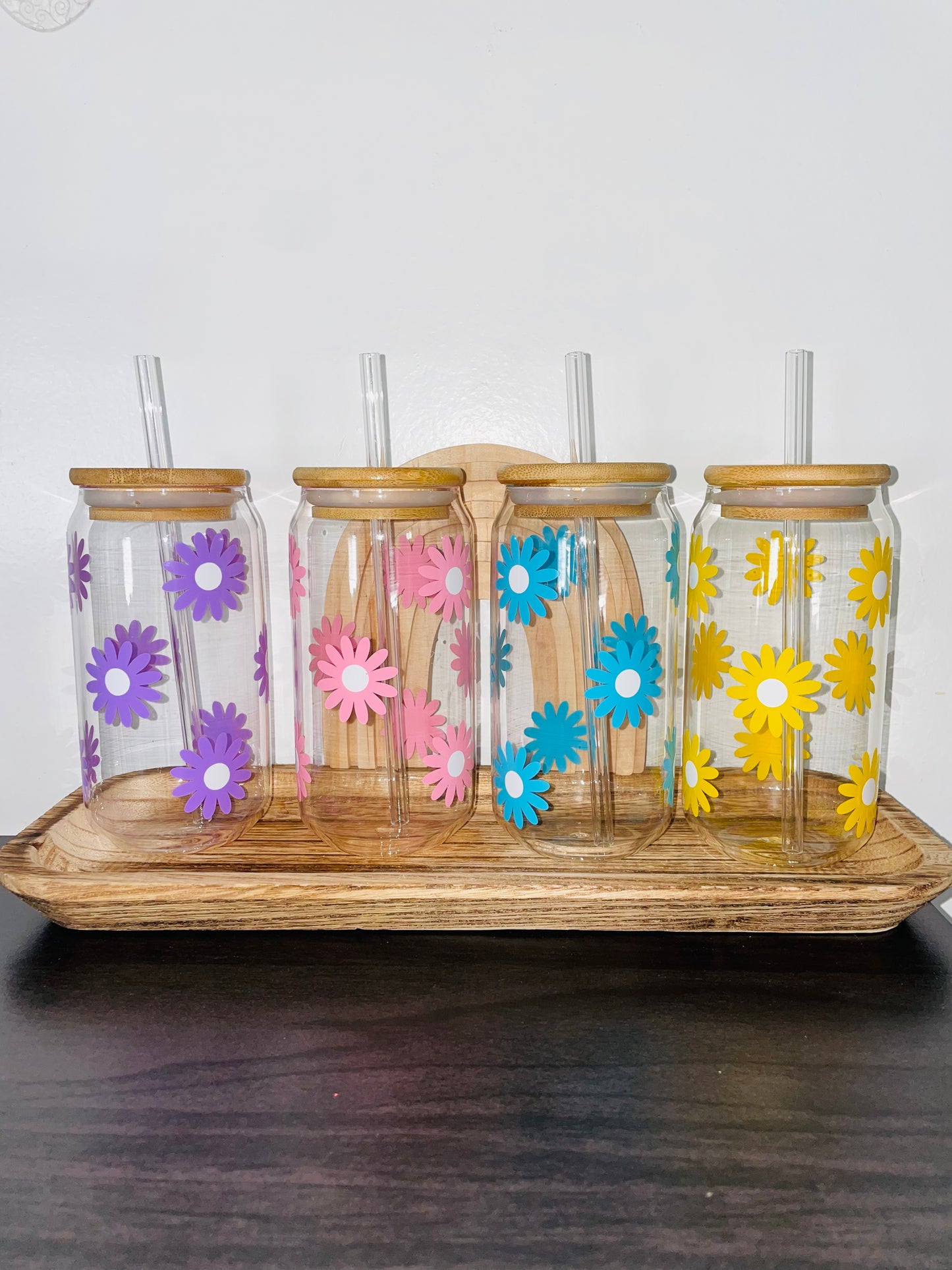 Pastel Daisy cups