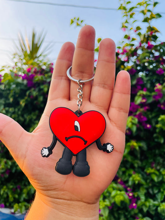 Bad bunny red heart