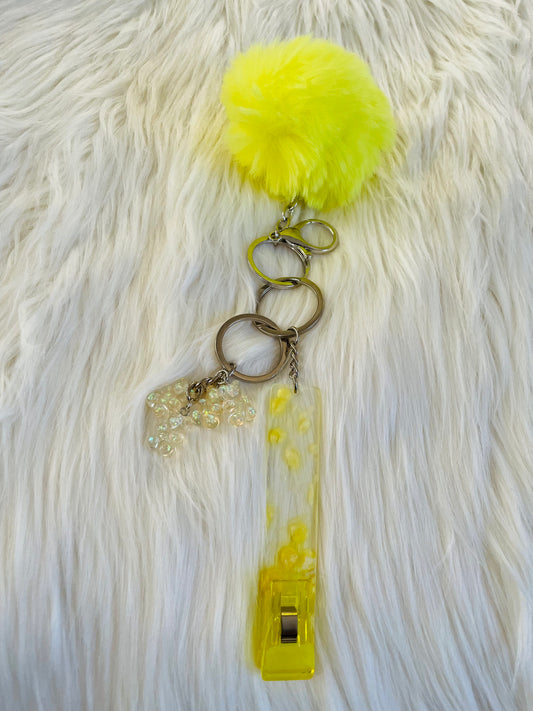 Yellow credit card grabber