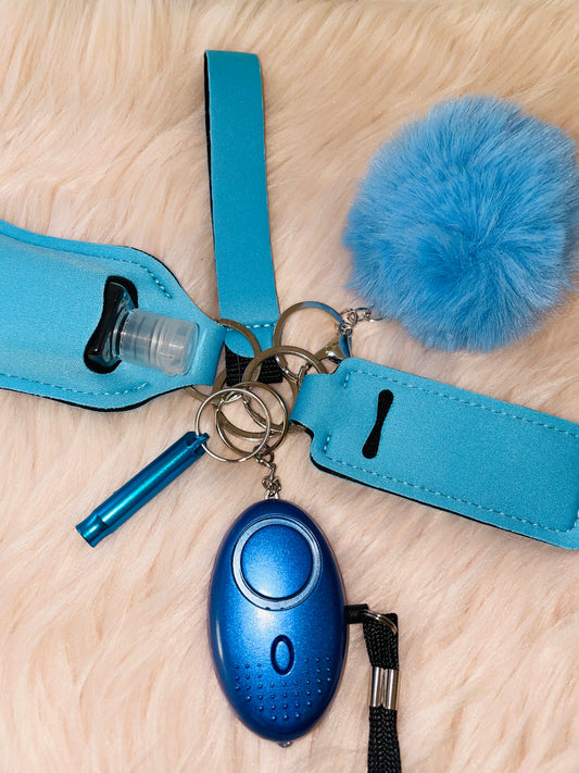 Blue kids self-defense keychain